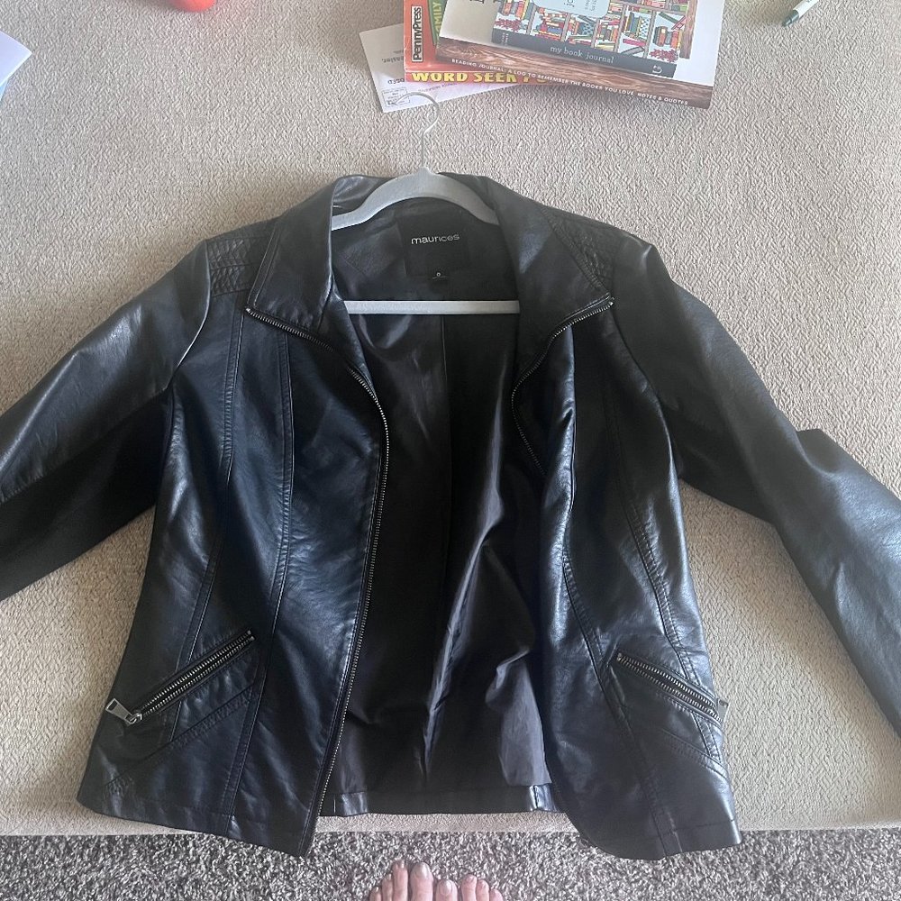 Faux Leather Jacket
